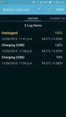 Play Battery Percentage Indicator
