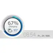 Free play online BatteryProgBar light UCCW Skin APK