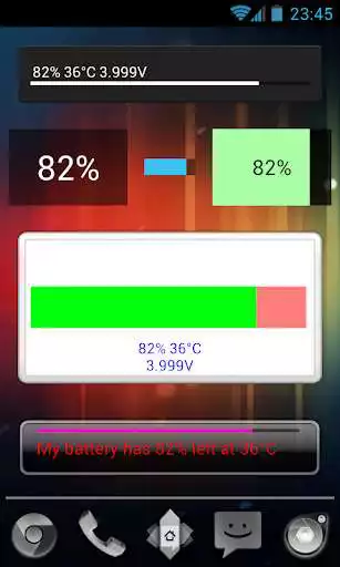 Play Battery Progress Widget