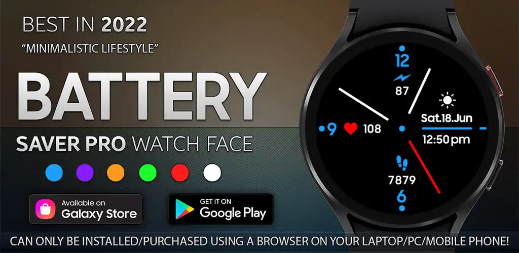 Play BATTERY SAVER PRO Watch Face  and enjoy BATTERY SAVER PRO Watch Face with UptoPlay