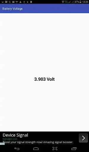 Play Battery Voltage Readout  and enjoy Battery Voltage Readout with UptoPlay