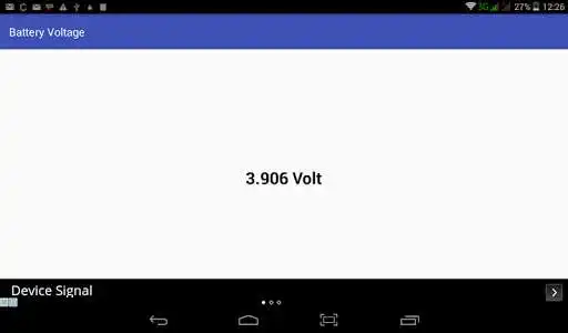 Play Battery Voltage Readout as an online game Battery Voltage Readout with UptoPlay