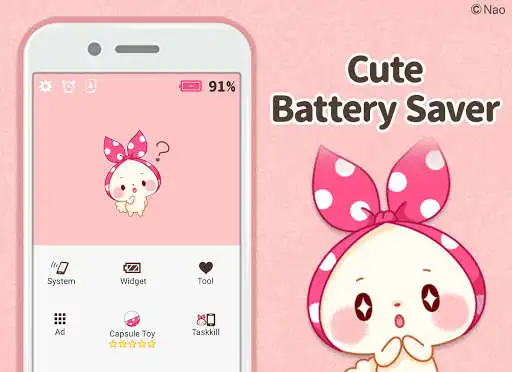 Play Battery Widget Mochizukin-chan  and enjoy Battery Widget Mochizukin-chan with UptoPlay