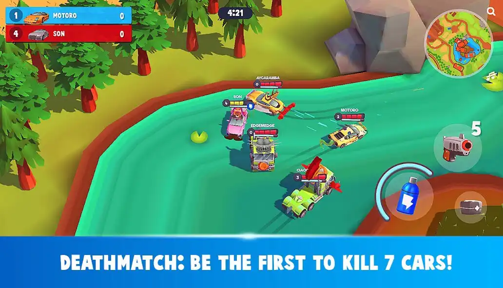 Play Battle Derby as an online game Battle Derby with UptoPlay