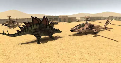 Play APK Battle Dinosaur Clash  and enjoy Battle Dinosaur Clash with UptoPlay com.hgamesart.dinosaurbattlesimulator