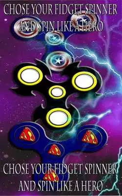 Play Battle heroes fidget spinner