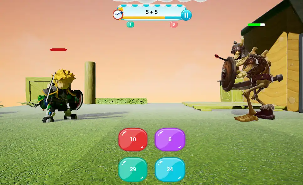 Play Battle Math - Simple  Fun as an online game Battle Math - Simple  Fun with UptoPlay