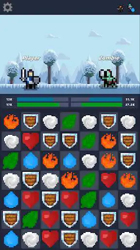 Play Battle Merge: Block Match Puzzle Craft Game as an online game Battle Merge: Block Match Puzzle Craft Game with UptoPlay