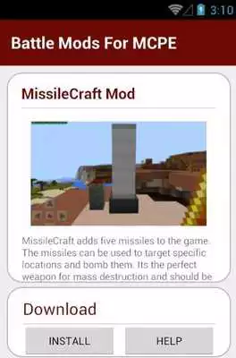 Play Battle MODS For McPe