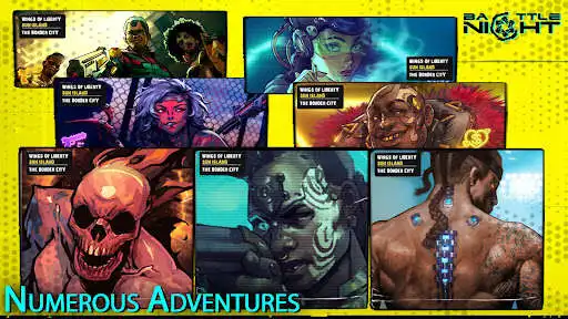Play Battle Night: Cyberpunk RPG as an online game Battle Night: Cyberpunk RPG with UptoPlay