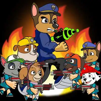 Play Battle of patrol play gun
