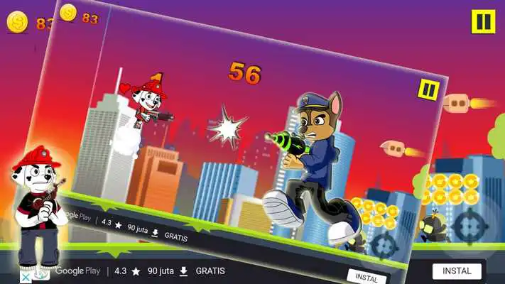 Play Battle of patrol play gun