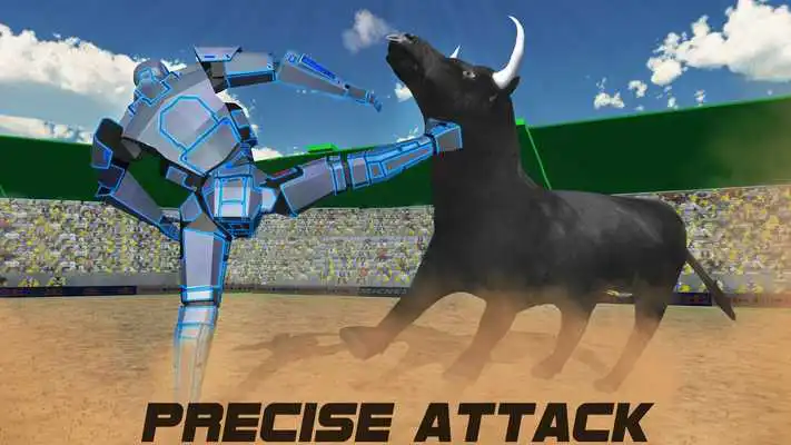 Play Battle Robot VS Angry Bull
