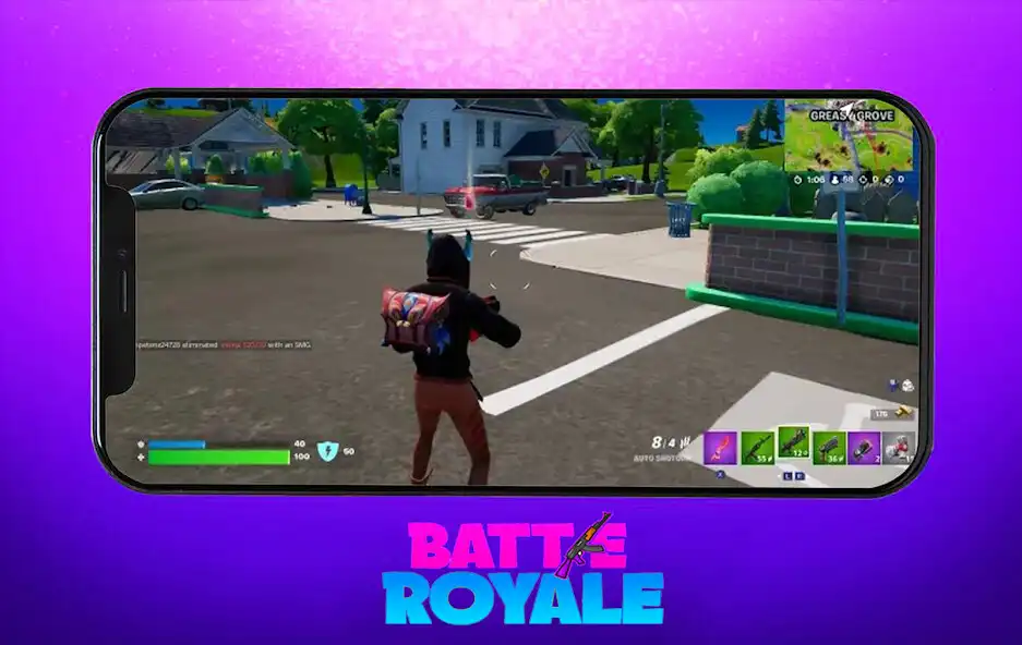 Play BATTLE ROYALE CHAPTER 4 GUIDE as an online game BATTLE ROYALE CHAPTER 4 GUIDE with UptoPlay