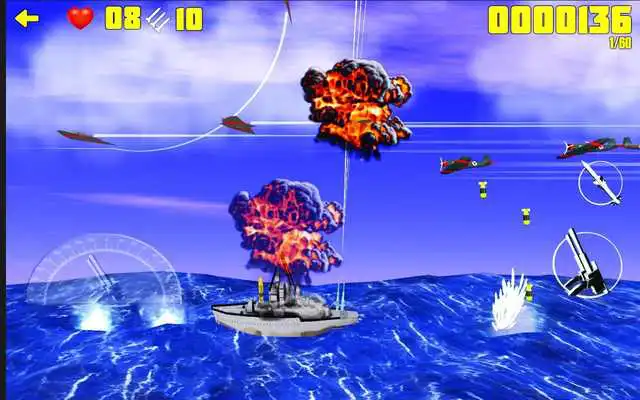 Play Battleships vs Warplanes - War Machines Battle
