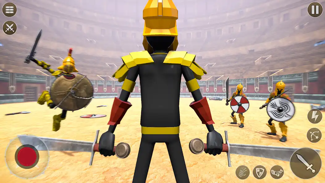 Play Battle Simulator: 3D Gladiator as an online game Battle Simulator: 3D Gladiator with UptoPlay