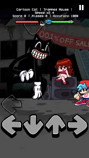 Play Battle vs Cartoon Cat FNF Mod  and enjoy Battle vs Cartoon Cat FNF Mod with UptoPlay