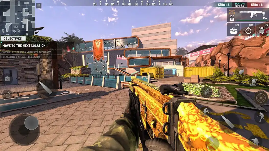 Play BattleZone: PvP FPS Shooter as an online game BattleZone: PvP FPS Shooter with UptoPlay