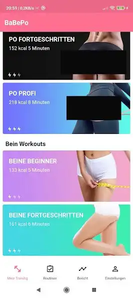 Play Bauch Beine Po Training as an online game Bauch Beine Po Training with UptoPlay