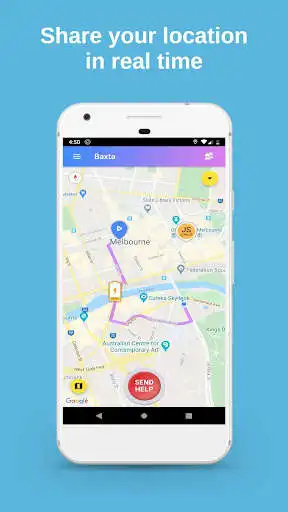 Play Baxta - Personal Safety & Family Locator & Tracker as an online game Baxta - Personal Safety & Family Locator & Tracker with UptoPlay