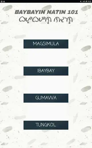 Play BaybayinNatin101  and enjoy BaybayinNatin101 with UptoPlay