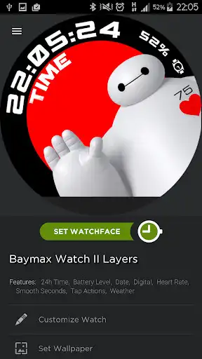 Play Baymax Facewatch  and enjoy Baymax Facewatch with UptoPlay