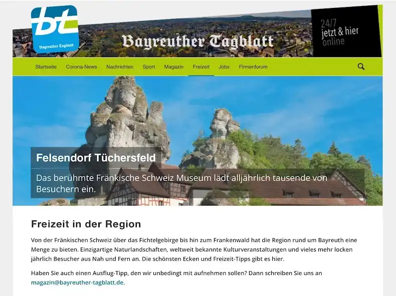 Play Bayreuther Tagblatt  and enjoy Bayreuther Tagblatt with UptoPlay