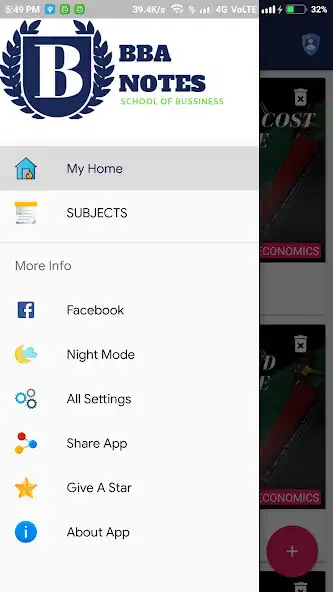 Play BBA Notes as an online game BBA Notes with UptoPlay