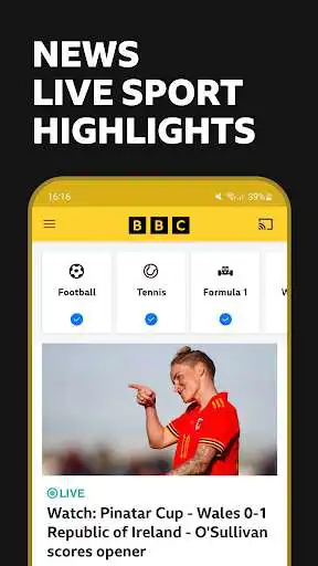 Play BBC Sport - News  Live Scores  and enjoy BBC Sport - News  Live Scores with UptoPlay