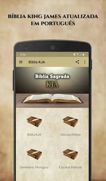 Play Bíblia King James KJA  and enjoy Bíblia King James KJA with UptoPlay