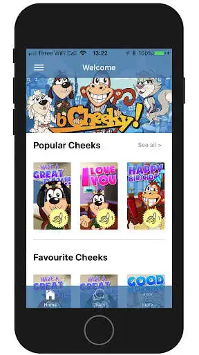 Play bcheeky: Free Funny & Cheeky video greetings  and enjoy bcheeky: Free Funny & Cheeky video greetings with UptoPlay