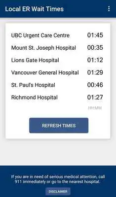 Play BC Hospital Wait Times