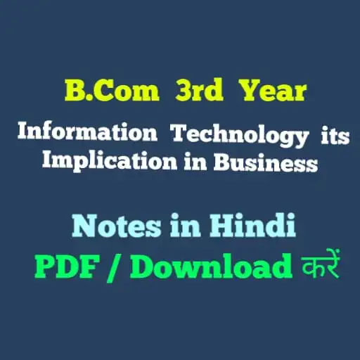 Play Bcom 3rd year Notes PDF APK