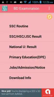 Play BD Exam Routine  Results