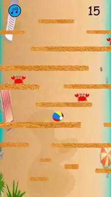 Play Beach Ball Roll The Journey across the beach