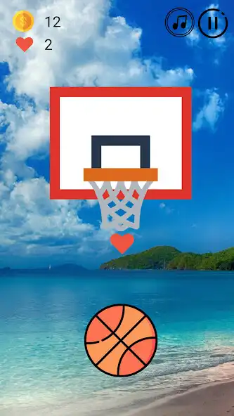Play Beach Basketball as an online game Beach Basketball with UptoPlay