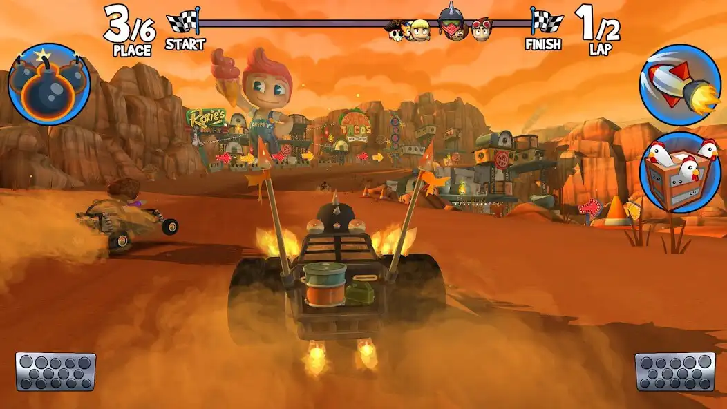 Play Beach Buggy Racing 2 as an online game Beach Buggy Racing 2 with UptoPlay