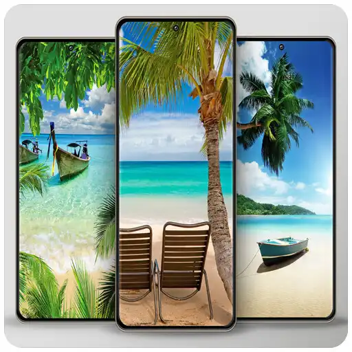 Play Beach cute wallpaper APK