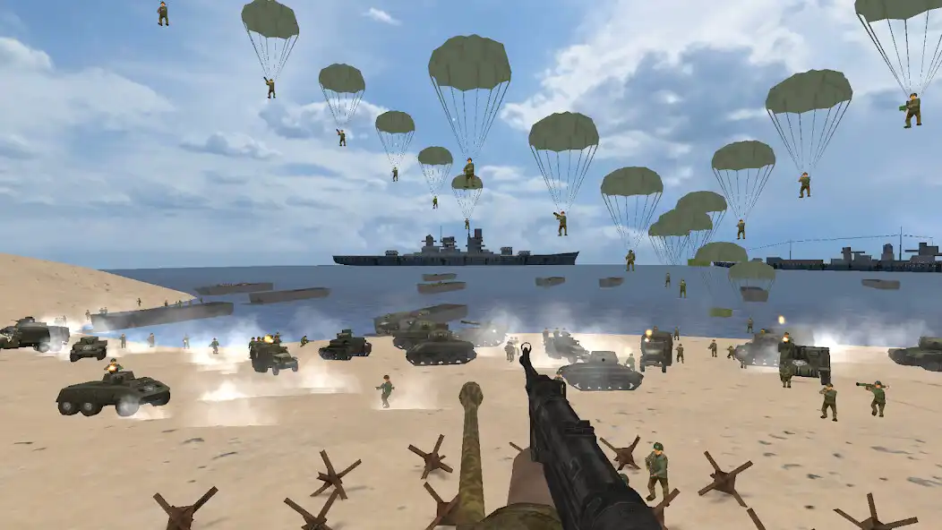 Play Beach Defense: WW2 D-Day  and enjoy Beach Defense: WW2 D-Day with UptoPlay
