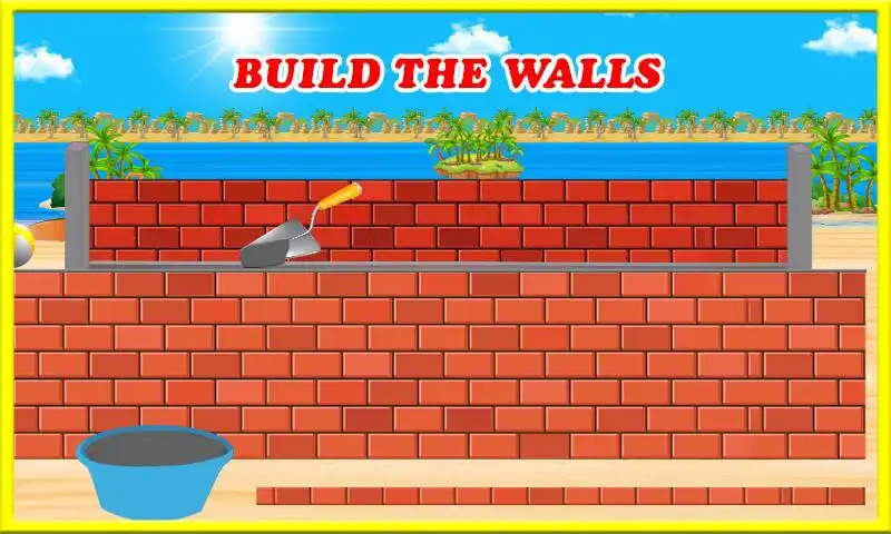Play Beach Dream House Construction – Decorating Games as an online game Beach Dream House Construction – Decorating Games with UptoPlay