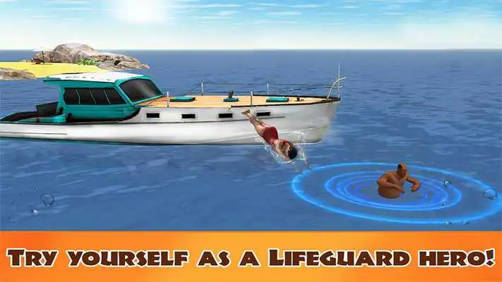 Play Beach Emergency Rescue Team 3D
