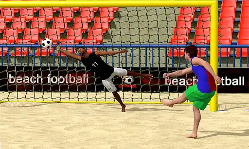 Play Beach Football as an online game Beach Football with UptoPlay