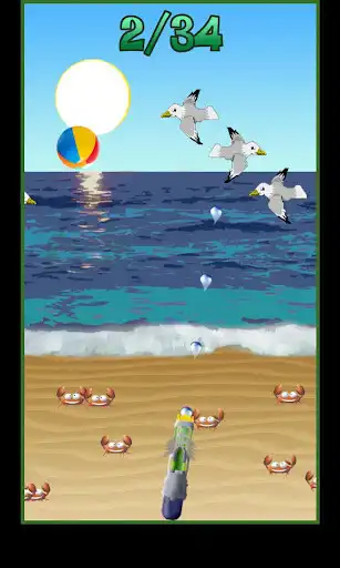 Play Beach Fun Seagull Hunt as an online game Beach Fun Seagull Hunt with UptoPlay