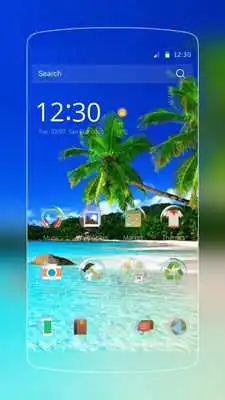 Play Beach HD Wallpaper Theme