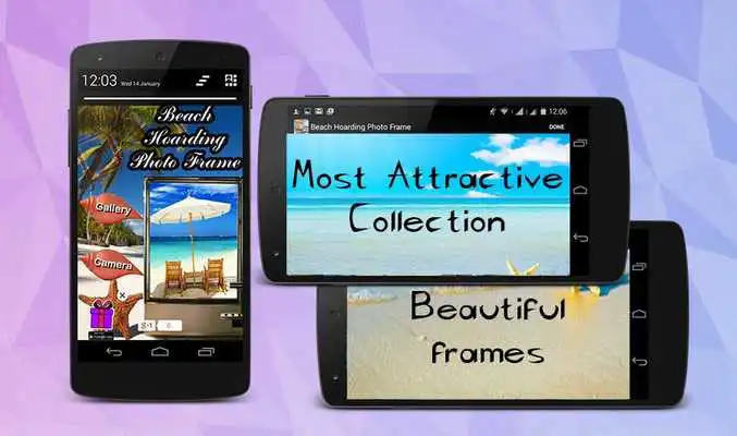 Play Beach Hoarding Photo Frames