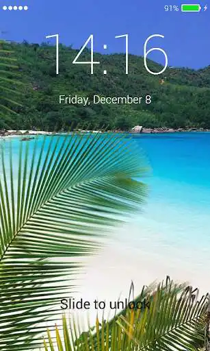 Play Beach Lock Screen as an online game Beach Lock Screen with UptoPlay