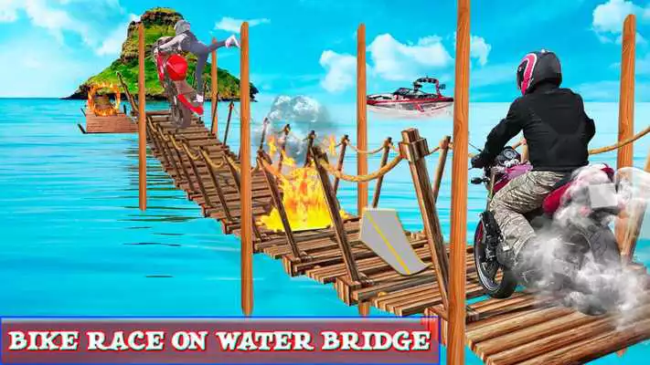 Play Beach Moto Bike Stunt Rider