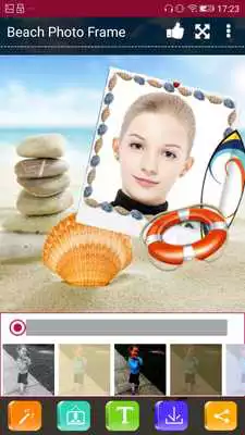 Play Beach Photo Frame