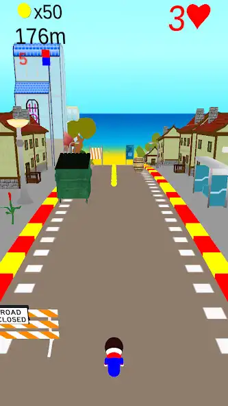 Play Beach Runner as an online game Beach Runner with UptoPlay