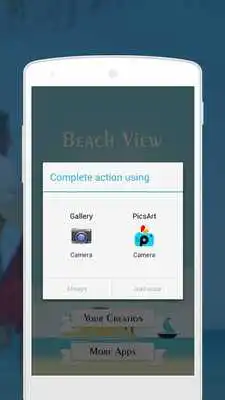 Play Beach view Photo Frames